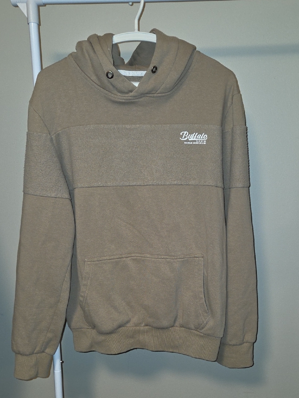 Buffalo David Bitton Hooded Pullover in Tan
